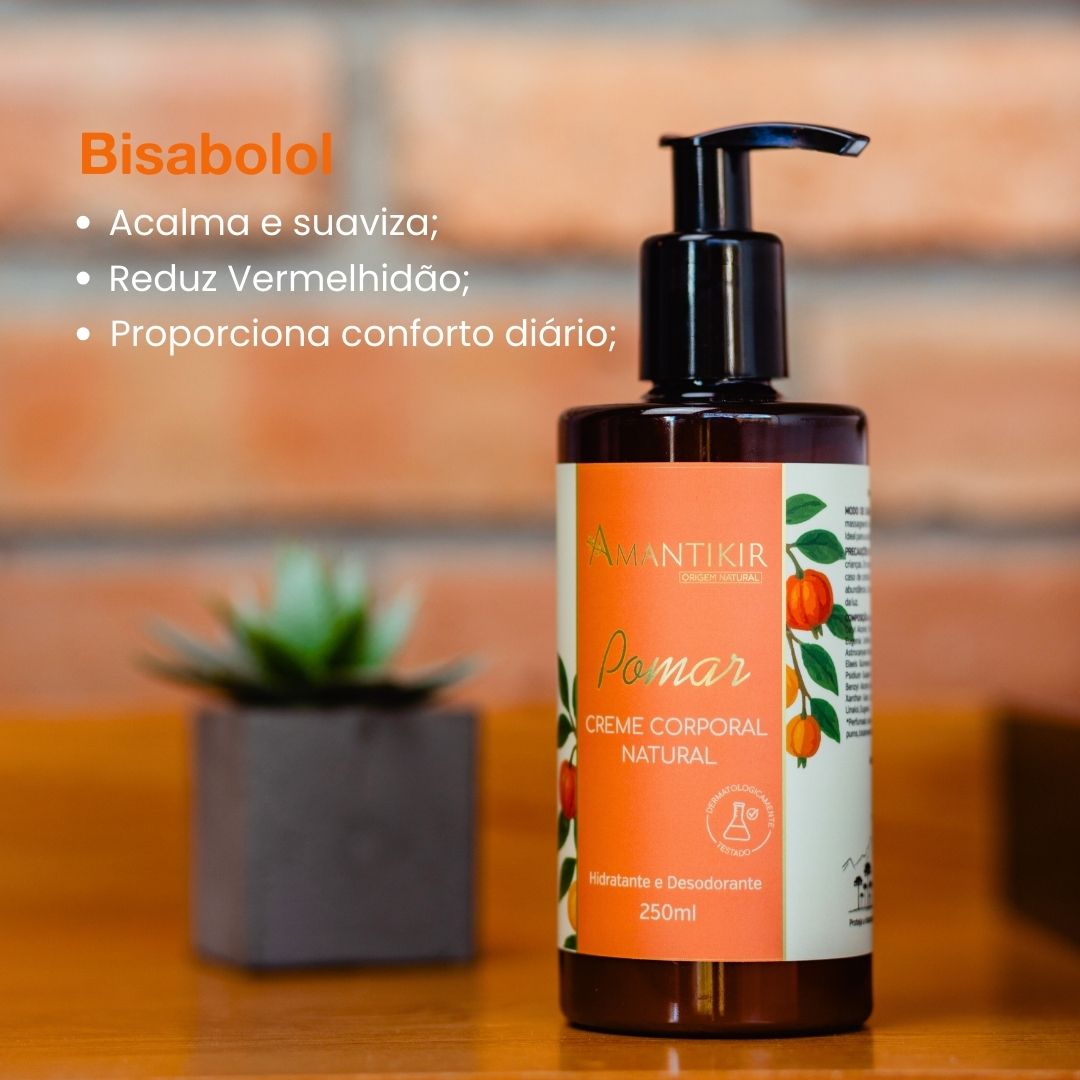 Creme Corporal Hidratante Natural Pomar 200g – Amantikir