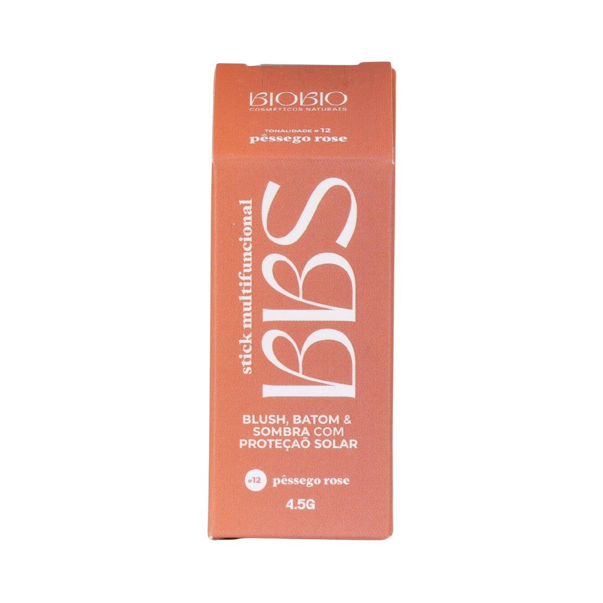 Blush Cremoso Em Bastão Stick C/ Proteção Solar 100% Mineral Tom Da Maquiagem Pêssego Rosado