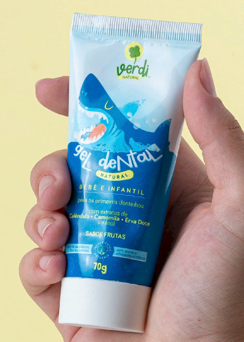 Gel Dental Para os Primeiros Dentes do Bebê Verdi Natura