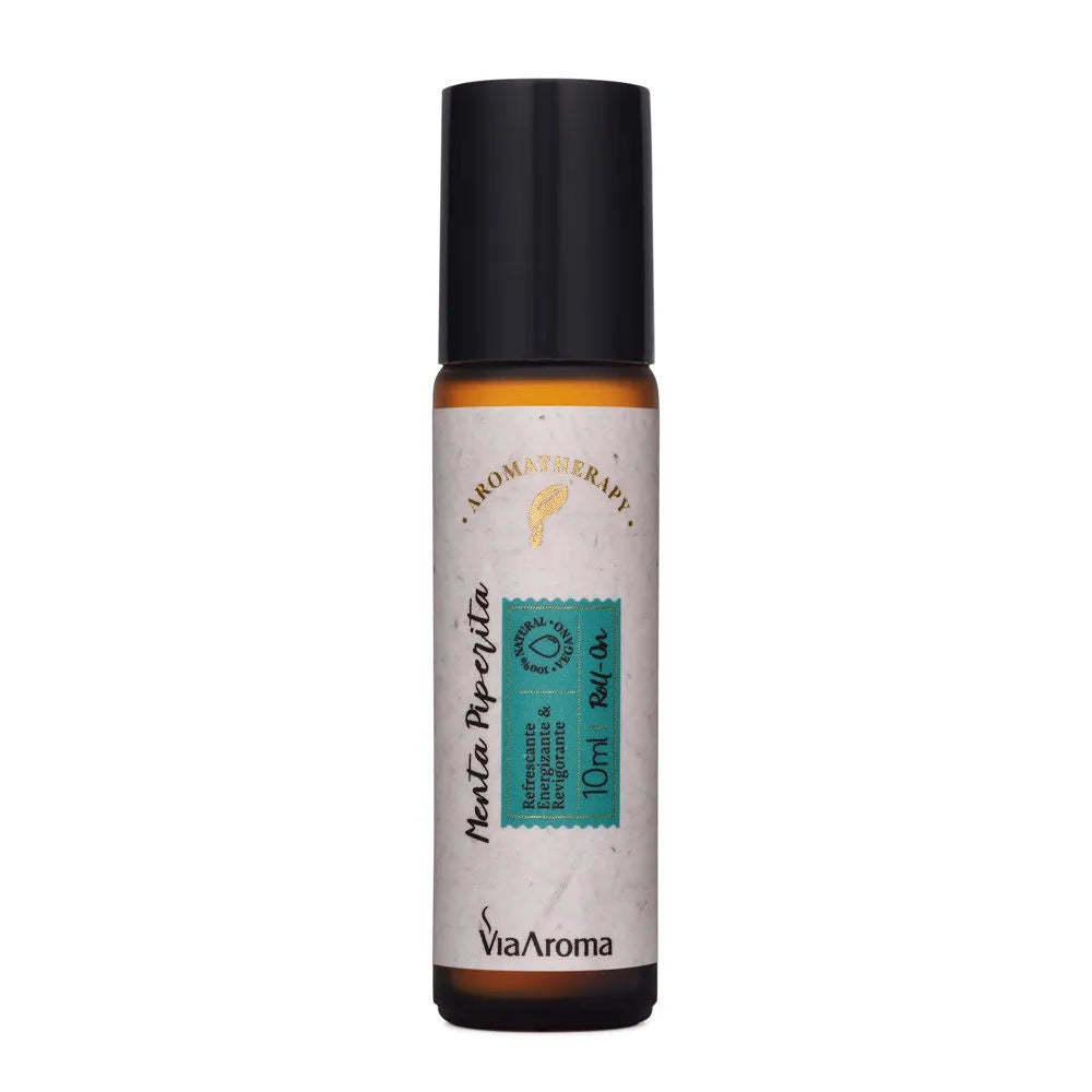 Roll-On Óleo Essencial Menta Piperita 10ml - Via Aroma