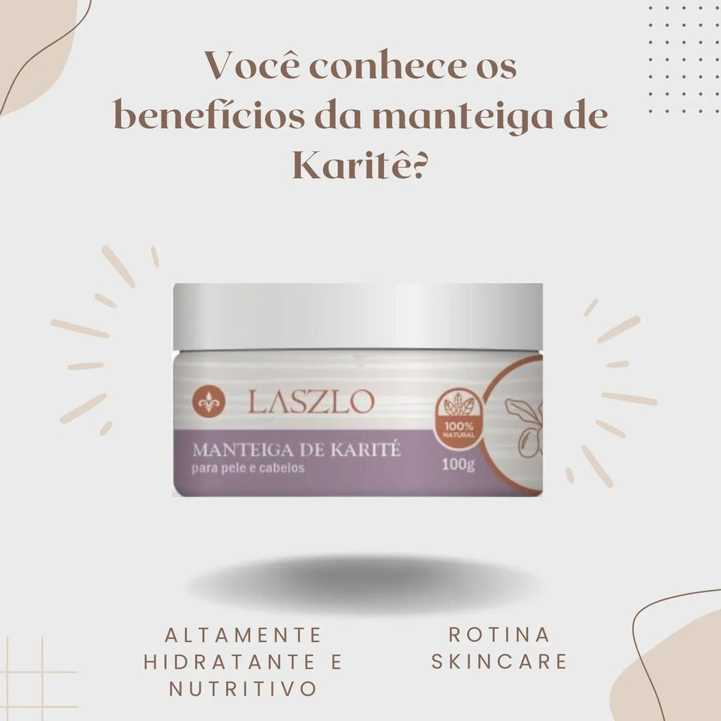 Manteiga de Karité Laszlo 100g