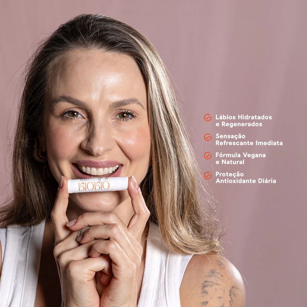 Lip Balm Protetor Labial Hidratante 4g - BioBio