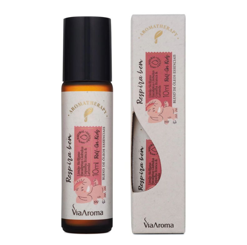 Roll-On Kids Respira Bem 10ml - Via Aroma