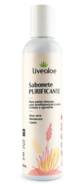 Livealoe Sabonete Líquido Purificante Aloe Vera 200ml