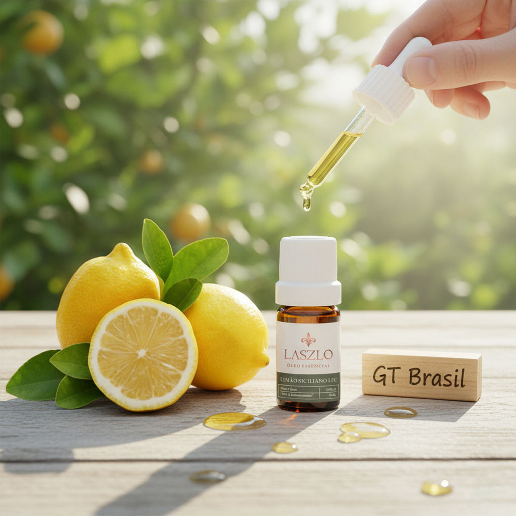 Óleo Essencial Limão-Siciliano 5x GT Brasil Laszlo 5ml