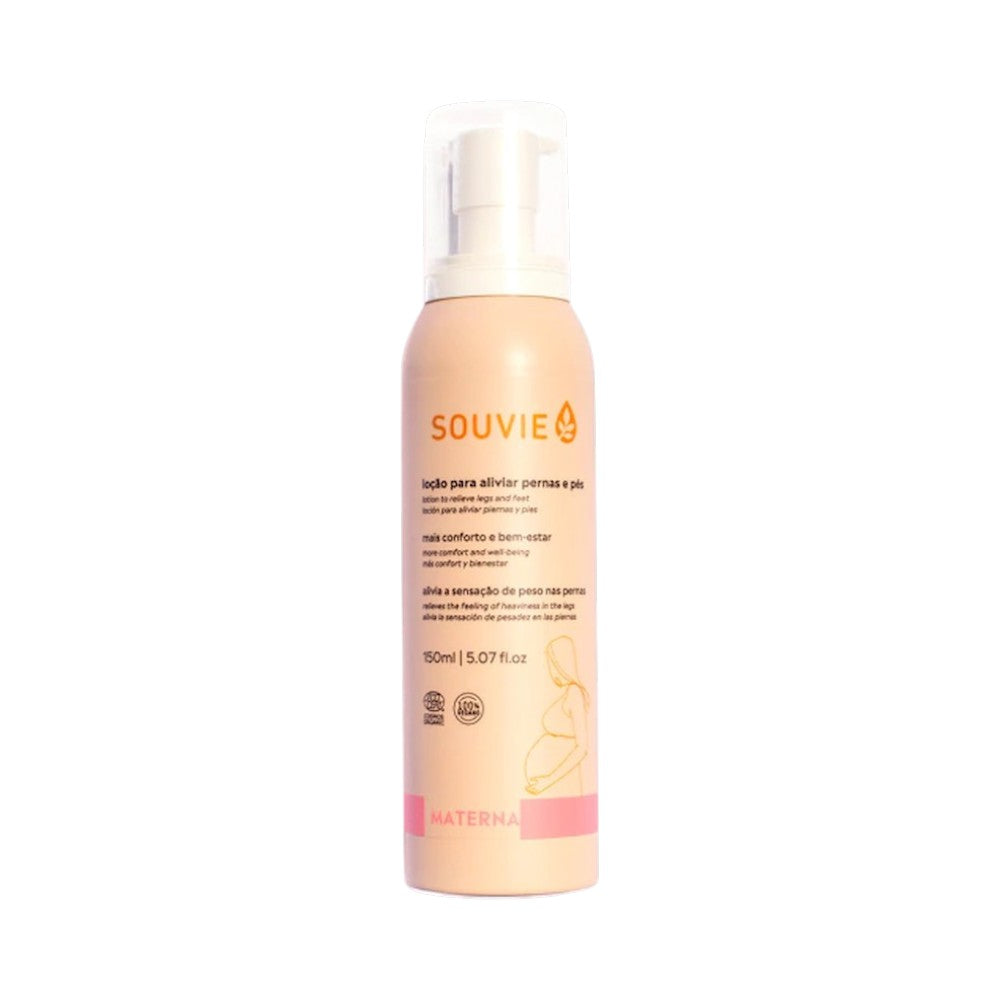 Loção Para Aliviar Pernas e Pés Souvie Materna 150ml