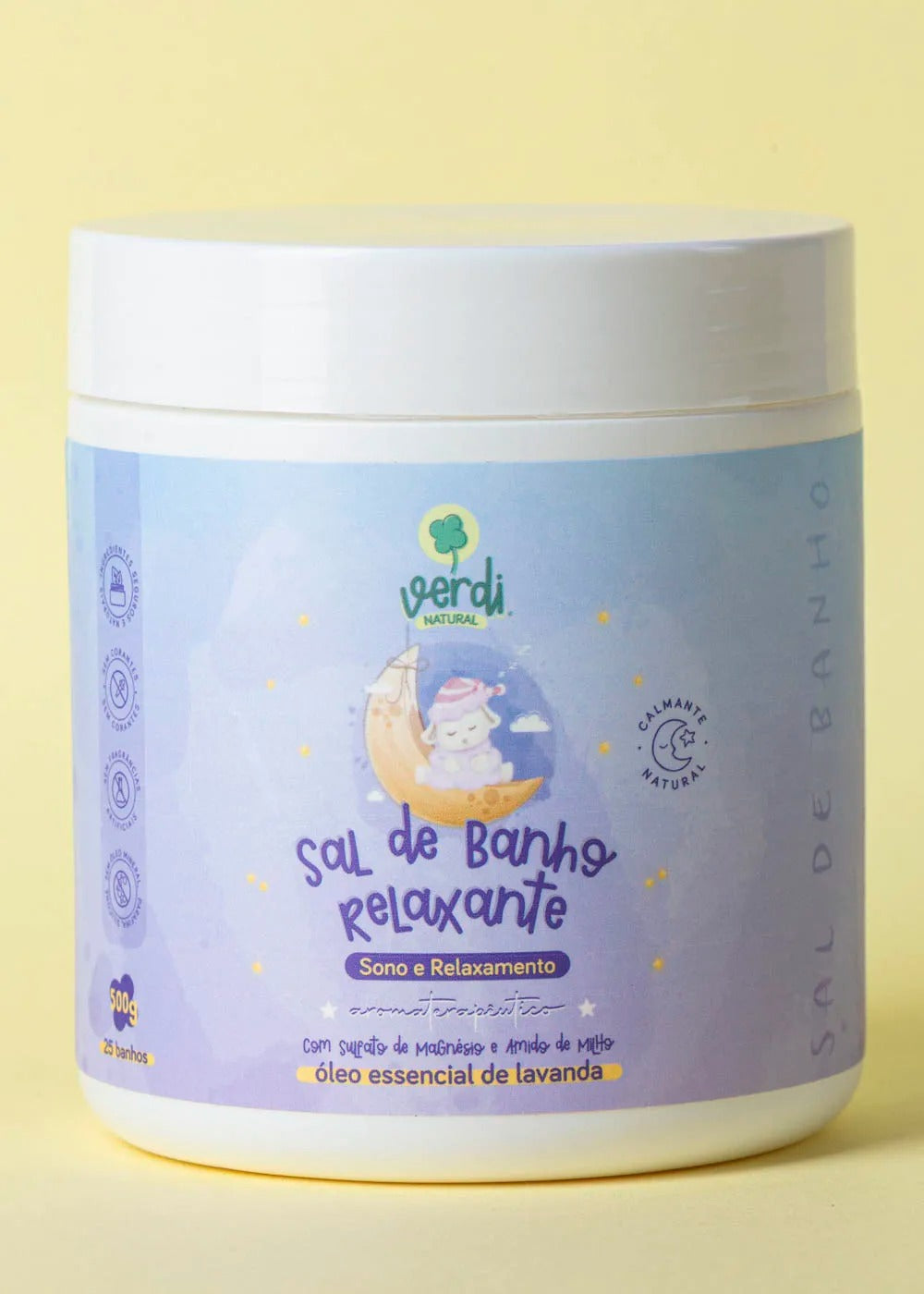 Sal de Banho Relaxante com Sal de Magnésio Verdi Natura 500ml