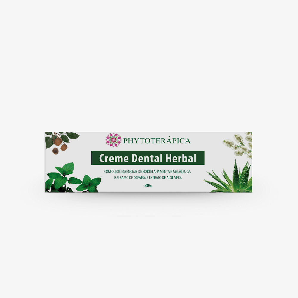 Creme Dental Adulto Melaleuca e Menta Phytoterápica 80g