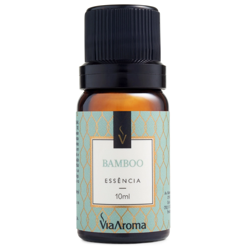 Difusor Aromatizador Elétrico Bivolt Standard Black com Essência Bamboo – Via Aroma