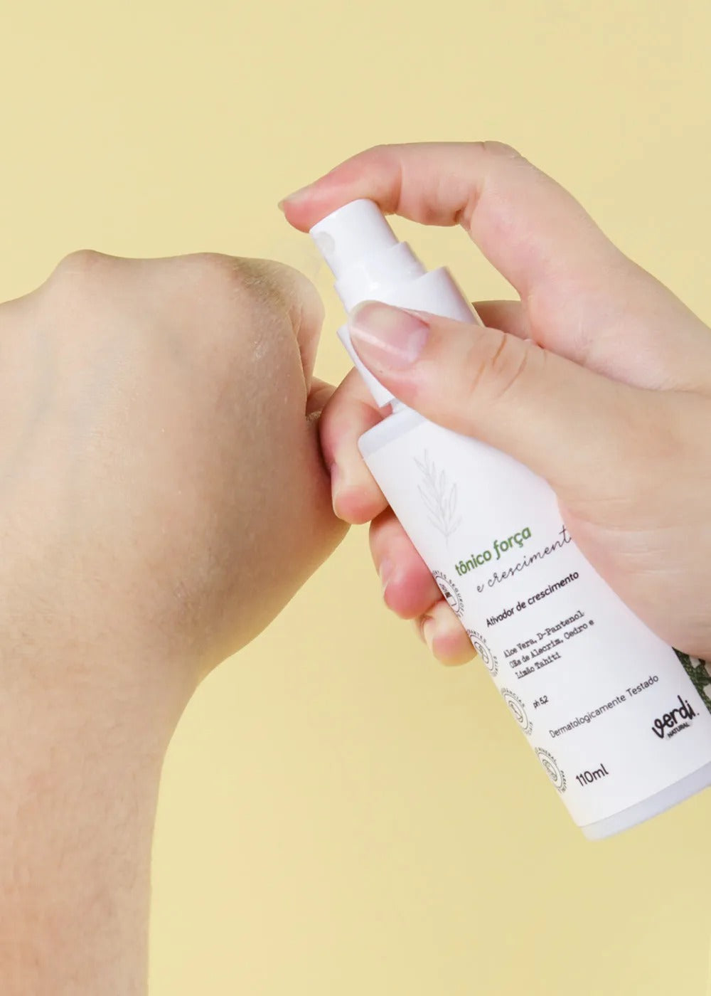 Tonico Natural para Força e Crescimento Capilar Verdi 110ml