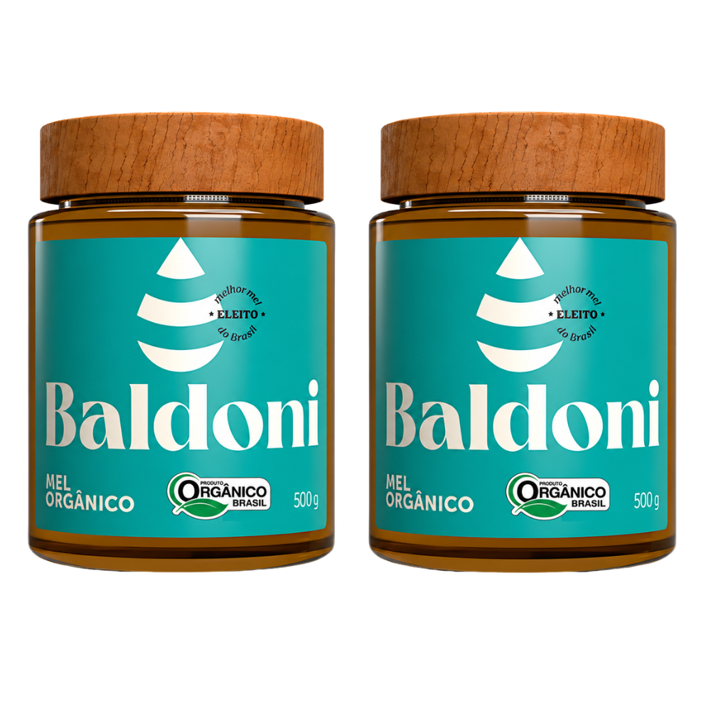KIT DE 2 UNI - MEL BALDONI ORGANICO POTE 500g