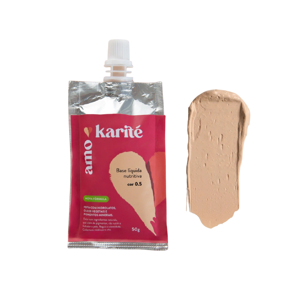 Base Líquida Nutritiva 50g Cor 0.5 - AmoKarité
