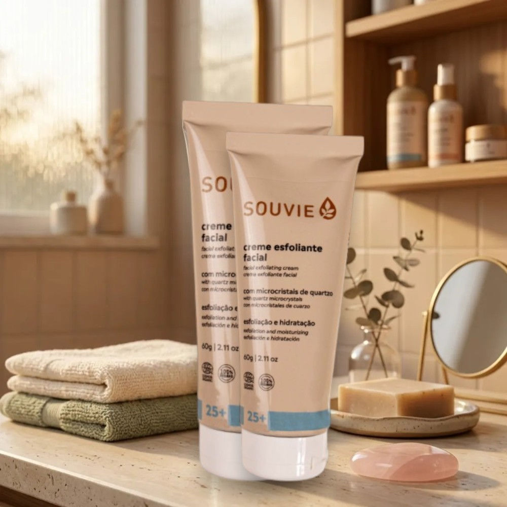 Creme Esfoliante Facial 25+ 60g - Souvie