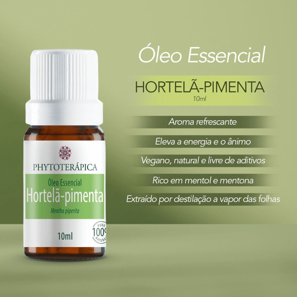 Óleo Essencial de Hortelã-Pimenta 10ml - Phytoterápica