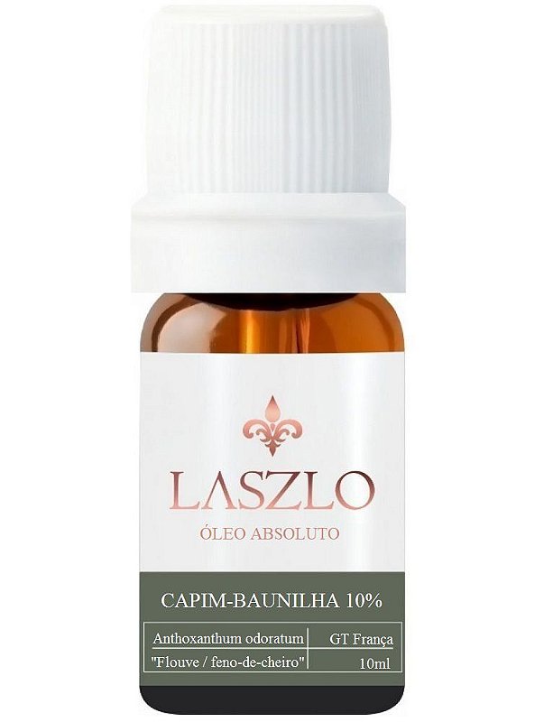Laszlo Óleo Absoluto Capim-Baunilha 10% GT França 10ml