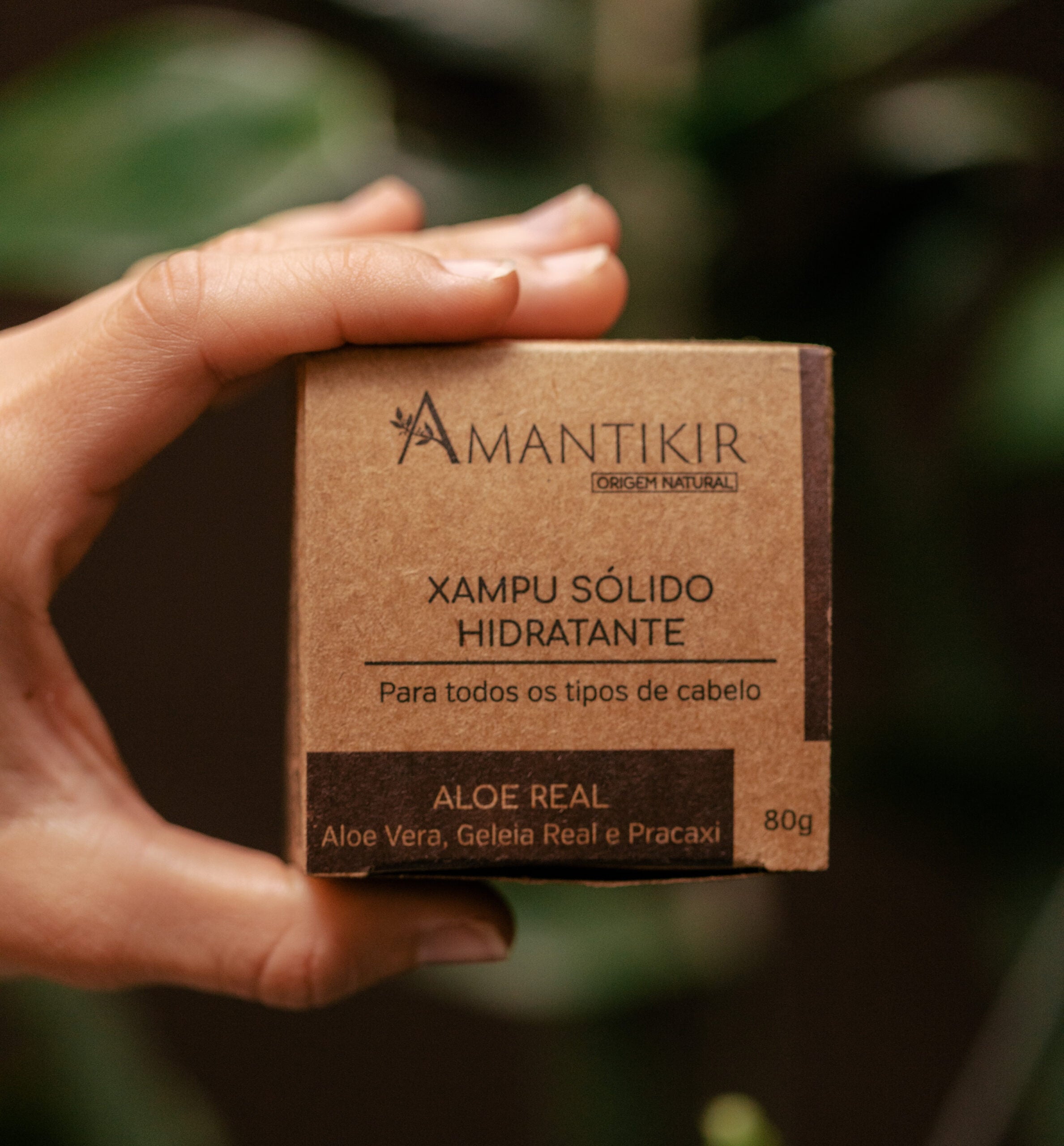 Kit Xampu + Condicionador Sólido Hidratante Aloe Real - Amantikir