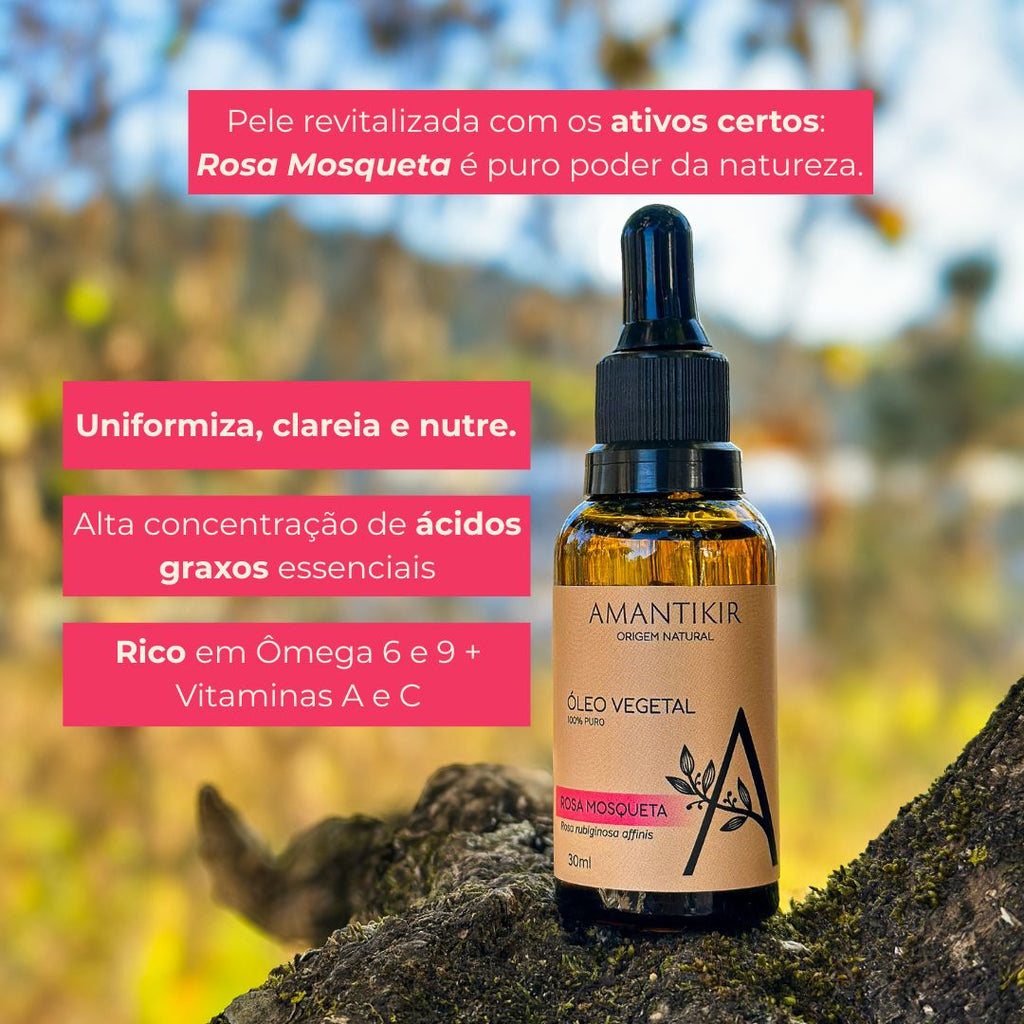 Óleo de Rosa Mosqueta 100% Puro e Natural – 30ml
