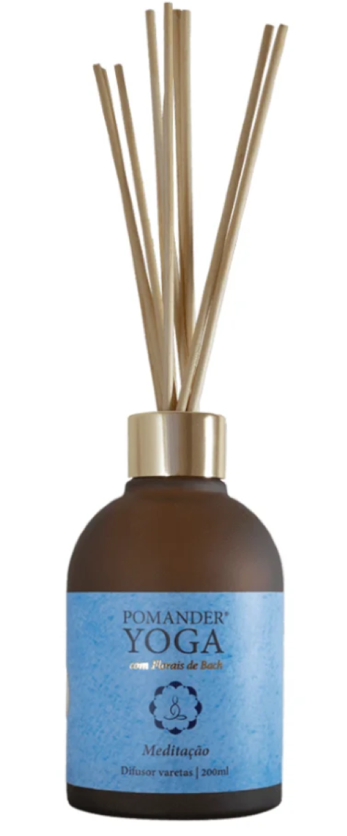 Pomander Yoga Meditação Difusor Varetas 200ML
