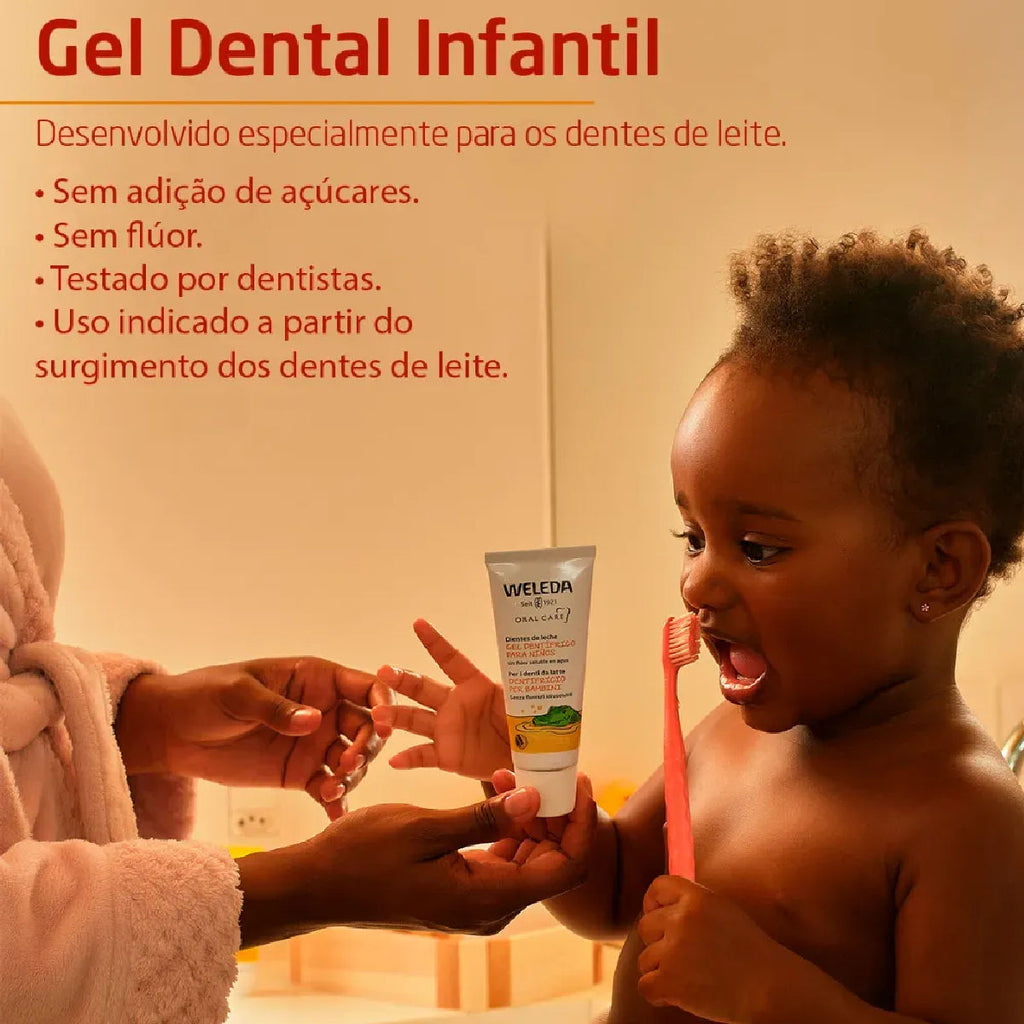 Gel Dental Infantil Weleda Sem Flúor 50ml