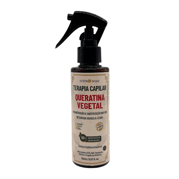 Queratina Vegetal Brasileira Surya Brasil 150ml - Reconstrução Capilar Vegana